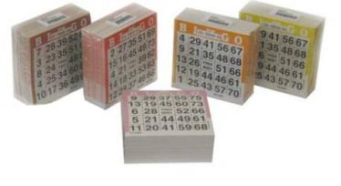 Bingokaarten 25 stuks