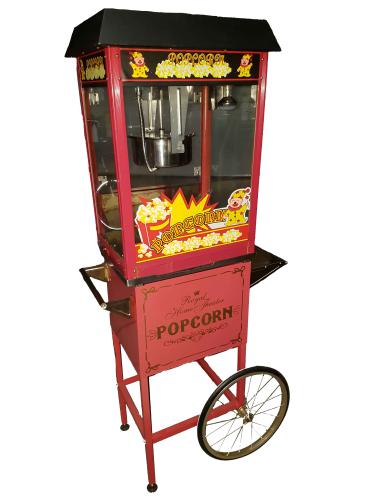 Popcornmachine met onderstel