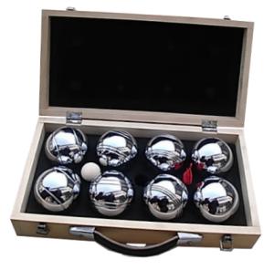 Jeu de boule set (incl. houten kist)
