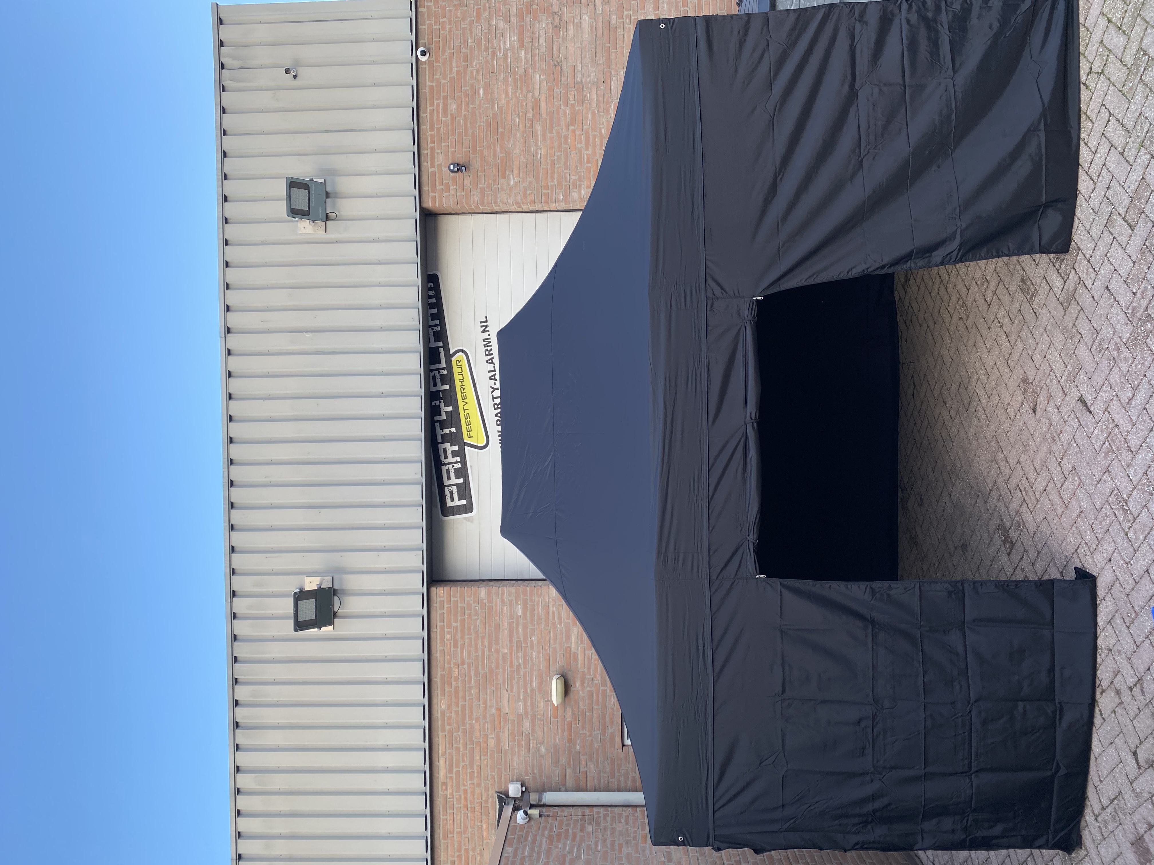 Tent zwart 3x4,5
